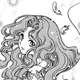 She gets depicted as an Angel A LOT!